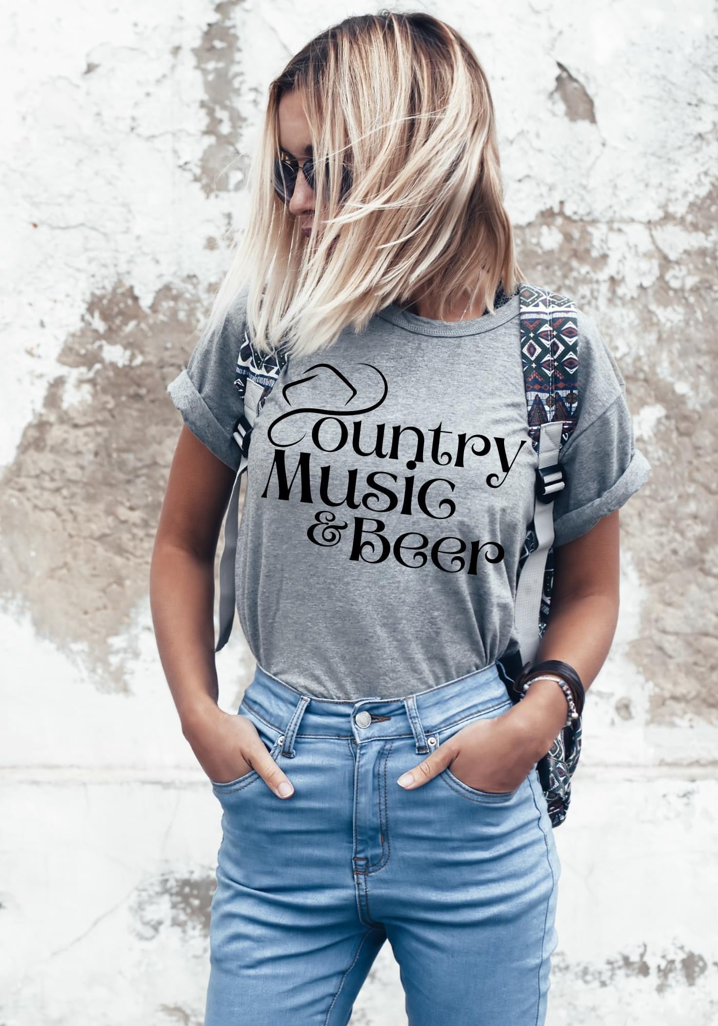 Country Music & Beer Tee