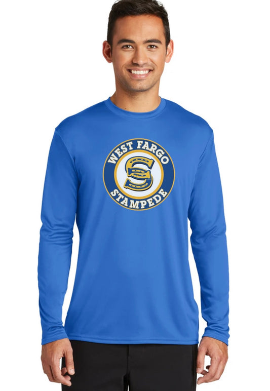 Stampede Dri Fit Circle Logo Long Sleeve