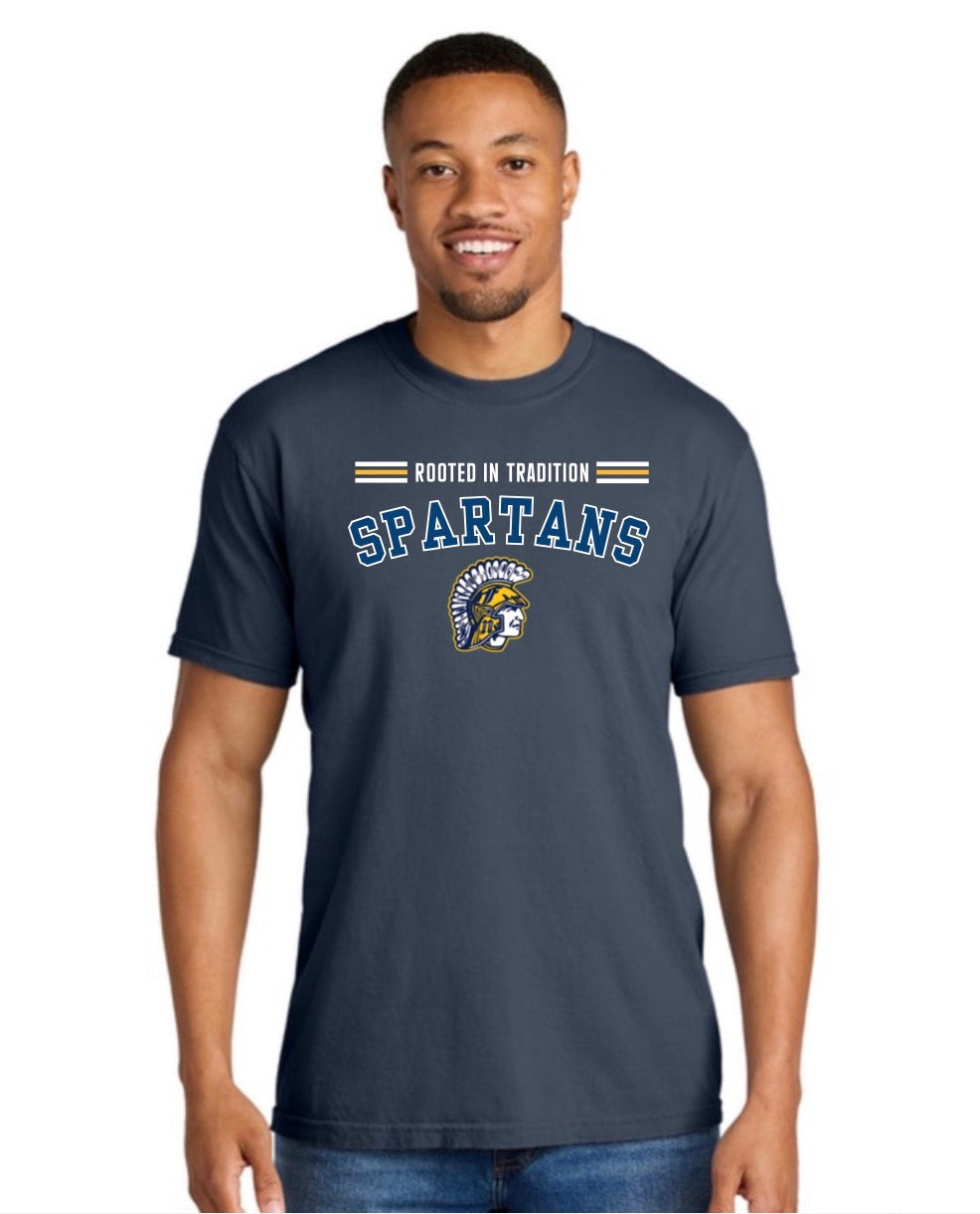 Rooted in Spartans Tradition Comfort Color Tee