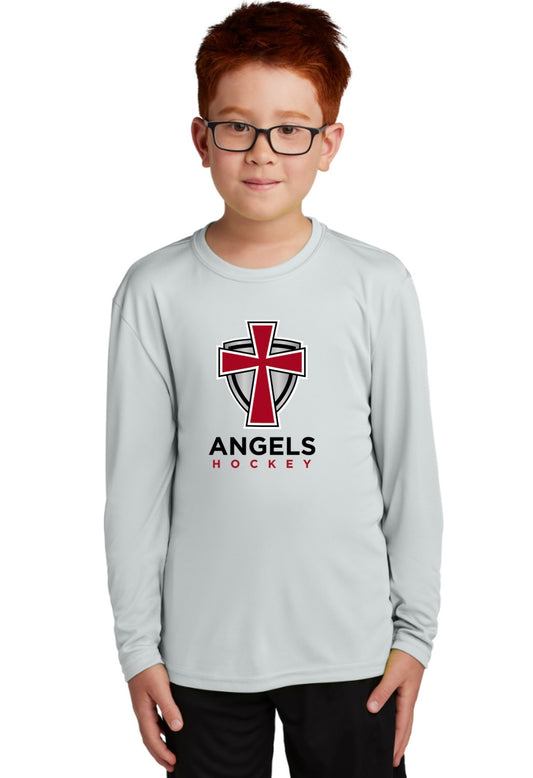 Angels Hockey Youth Long Sleeve Dry Fit