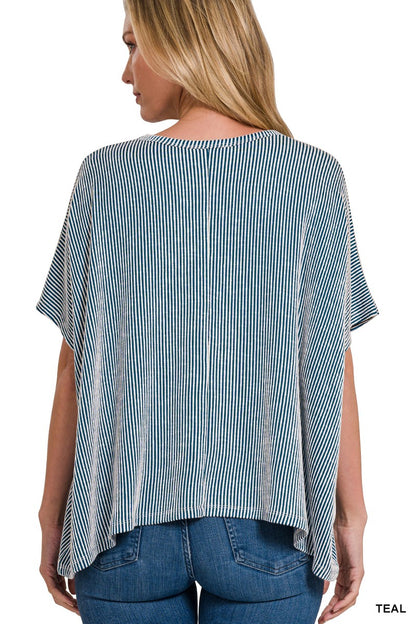 Ribbed Oversize Tee