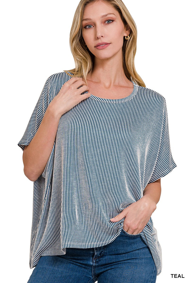 Ribbed Oversize Tee