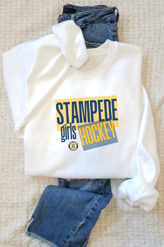 Stampede Girls Hockey Tee, Crew, Hoodie ST019