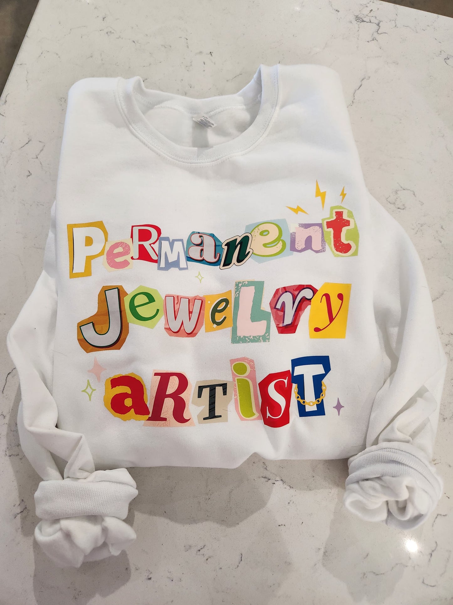 Permanent Jewelry Artist Tee & Crew