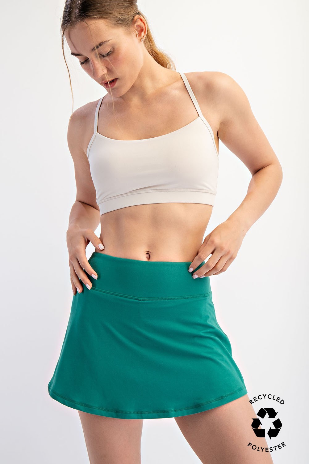 Buttery Soft Athletic Skort in Green