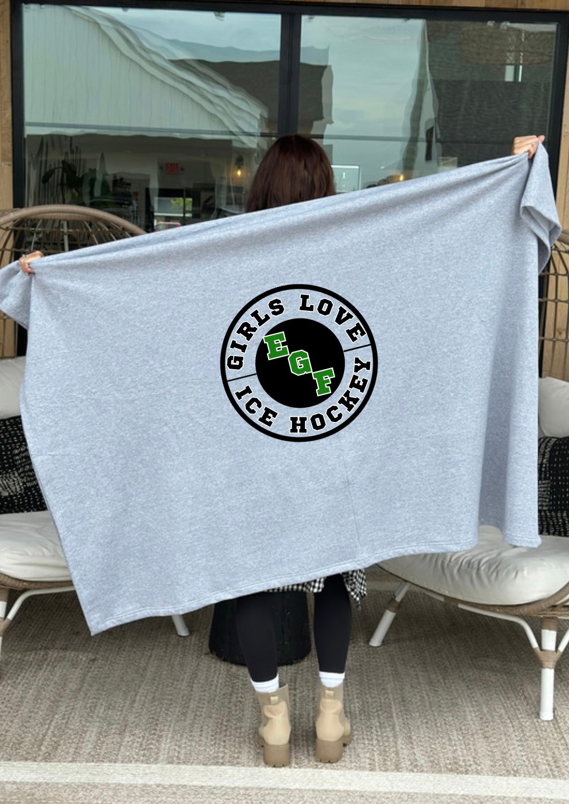 EGF Girls Hockey Blanket