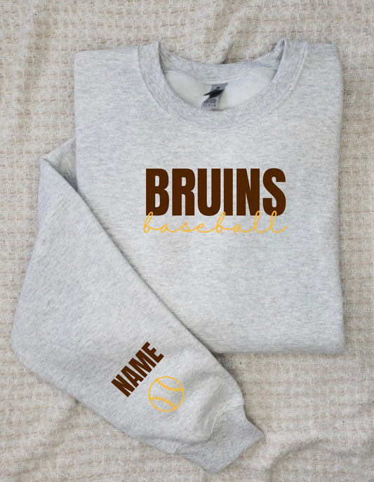 Bruins Baseball Custom Crew