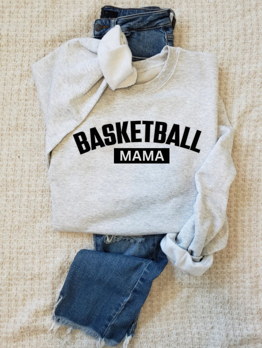 Basketball Mama Crew Sweatshirt