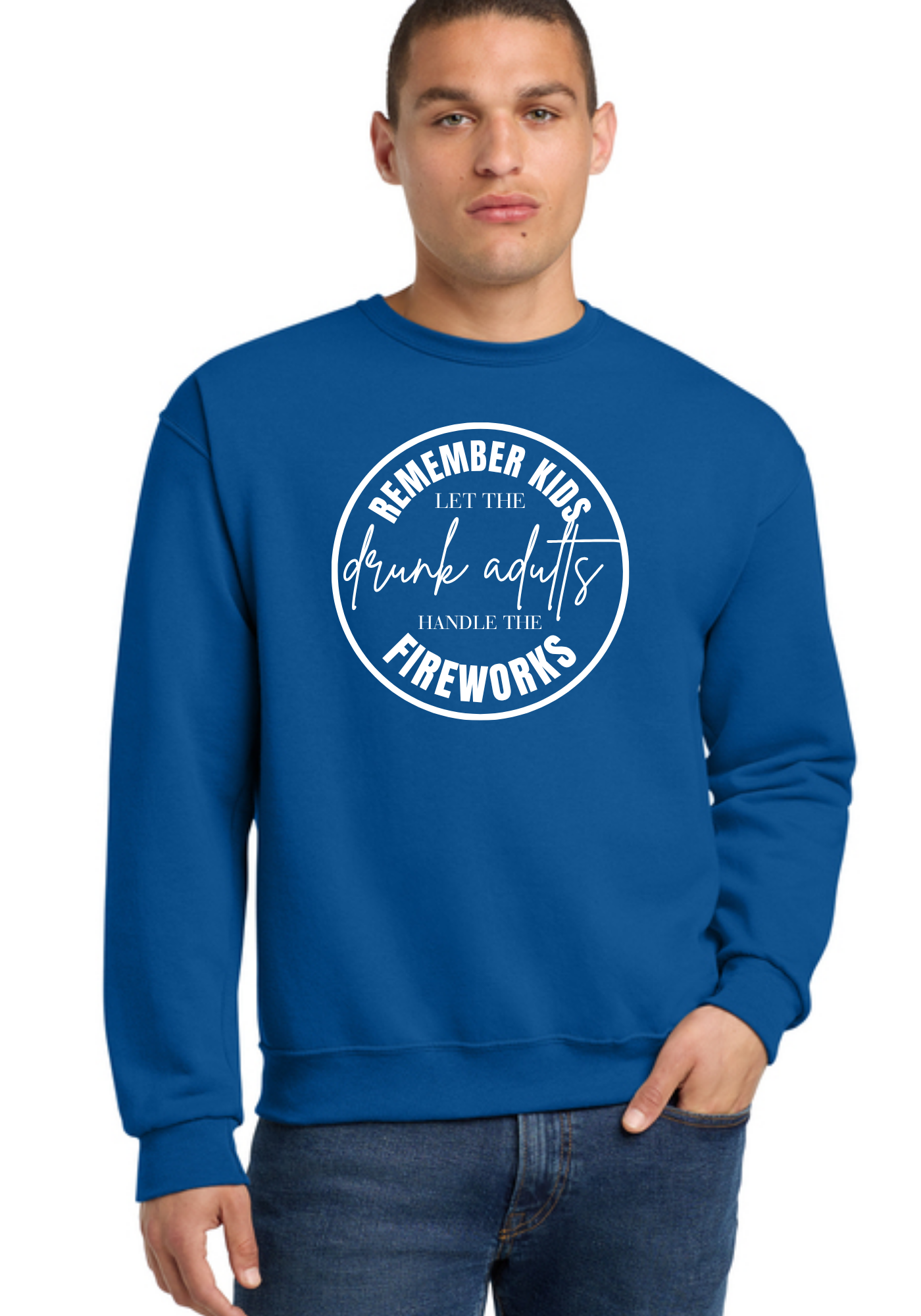 Fireworks Tee or Crew