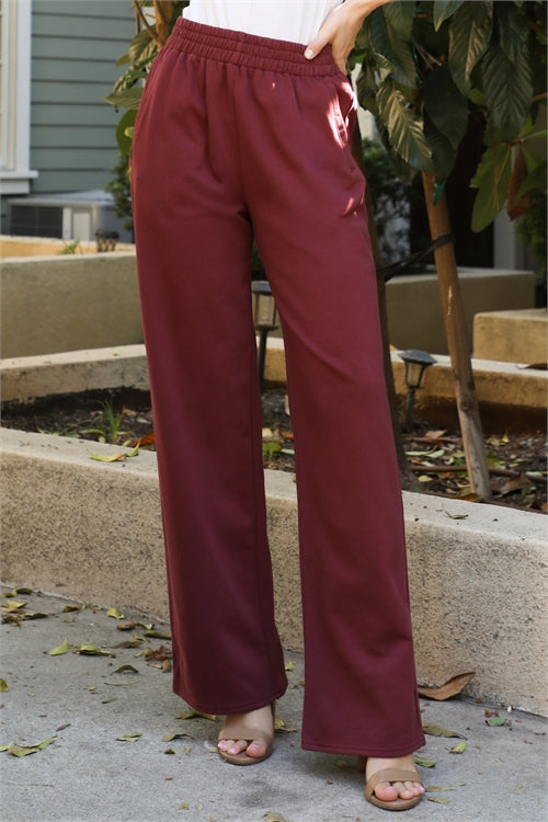 Burgundy Lounge Pants