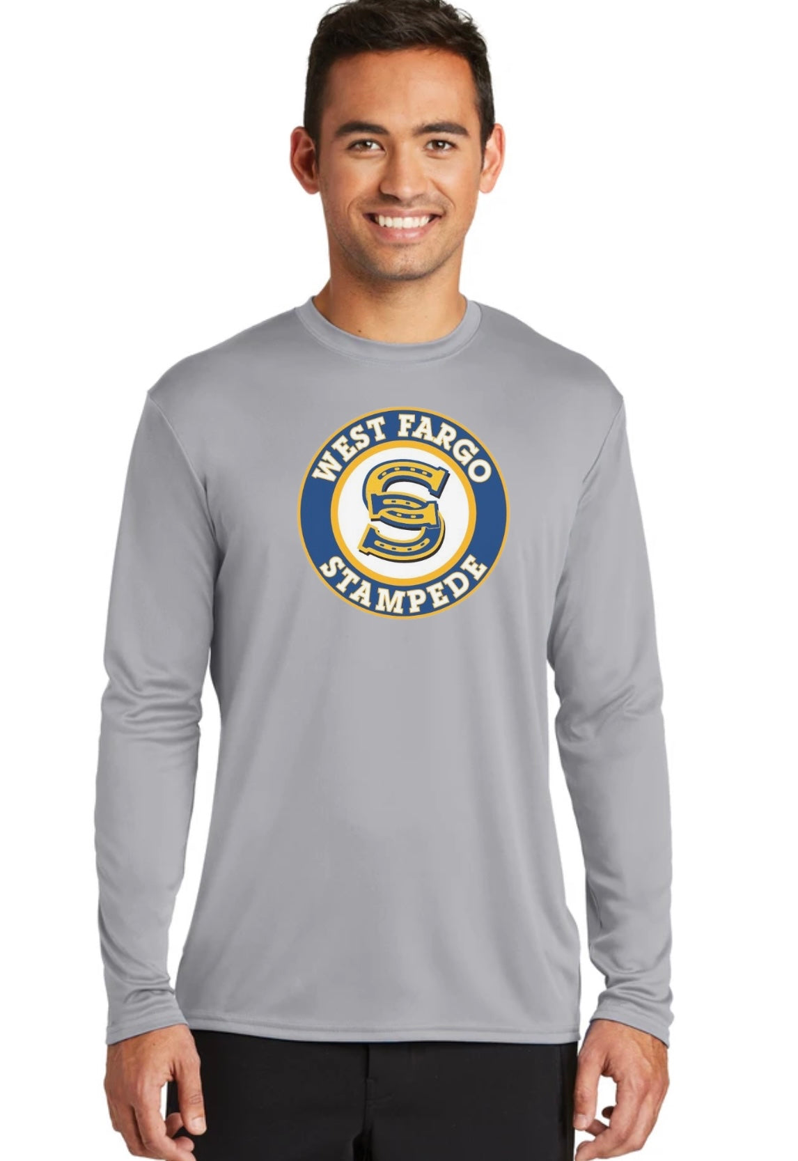 Stampede Dri Fit Circle Logo Long Sleeve