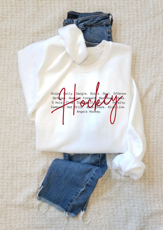 Angels Hockey Crew Sweatshirt
