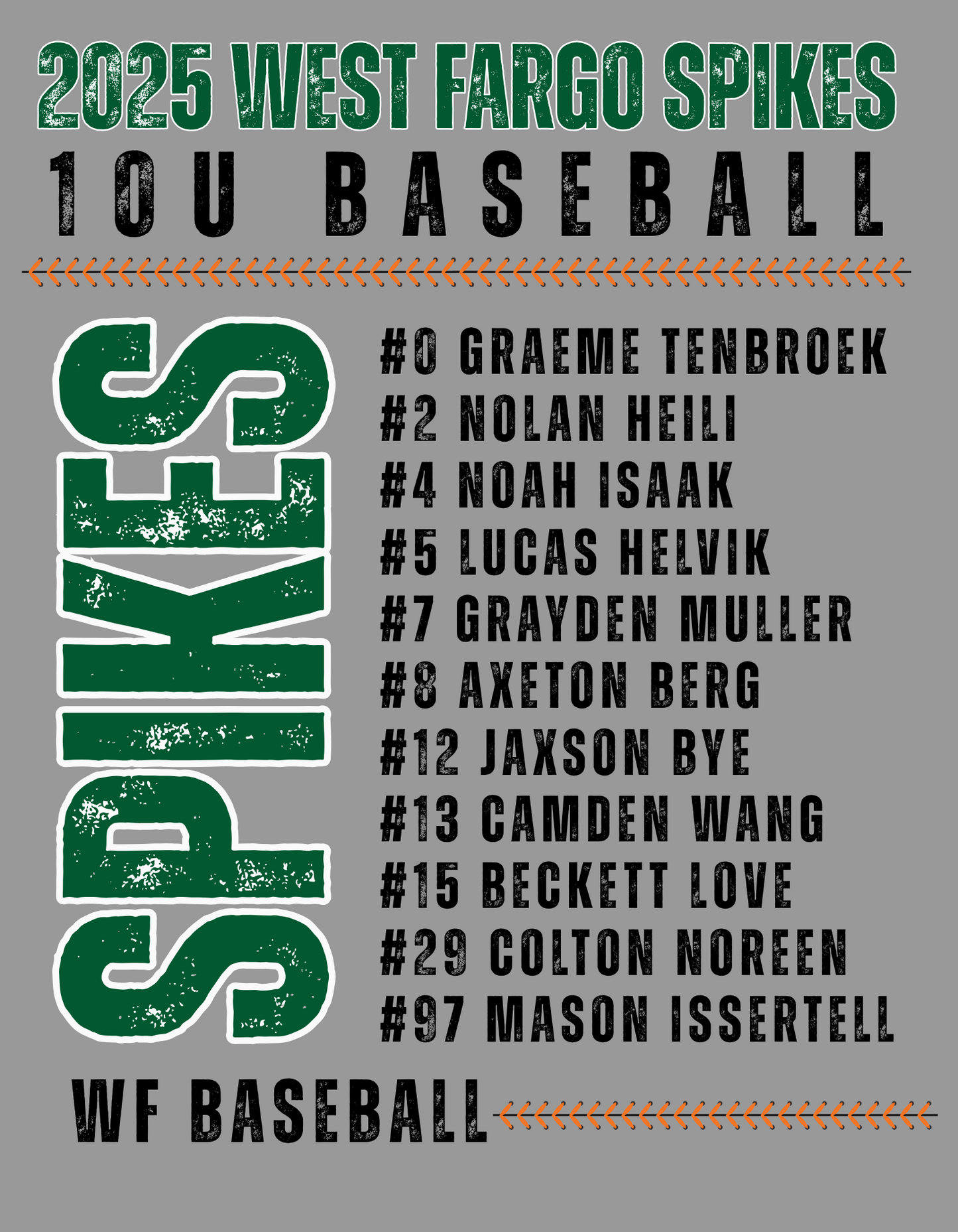 West Fargo Spikes 10U