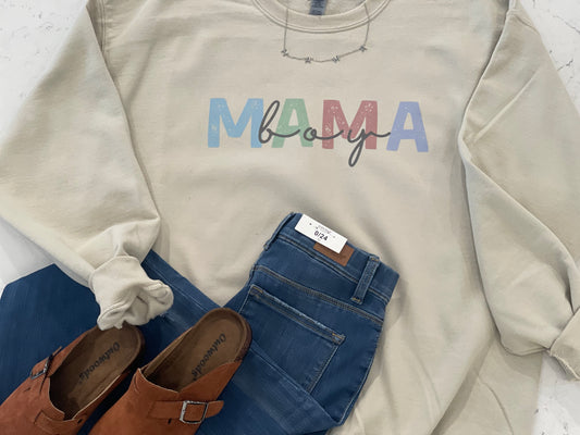Boy Mama Crew Sweatshirt