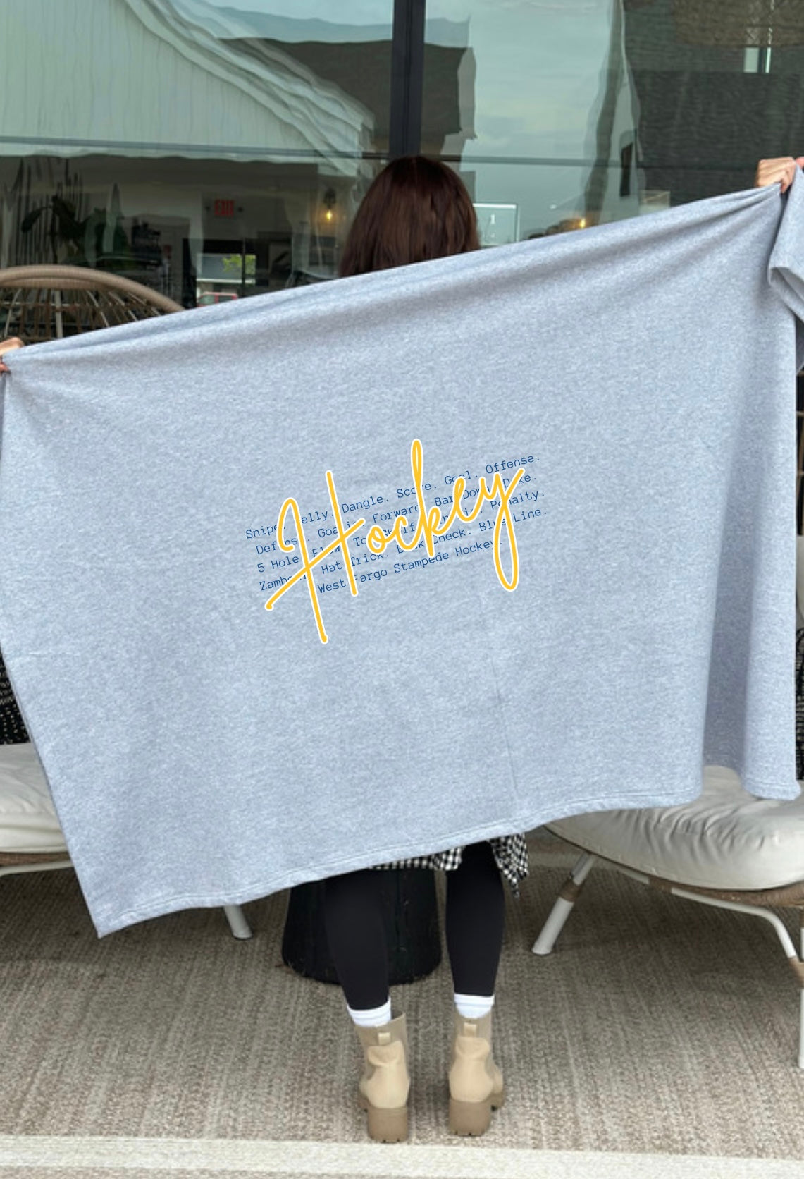 Hockey Keywords Blanket BF03