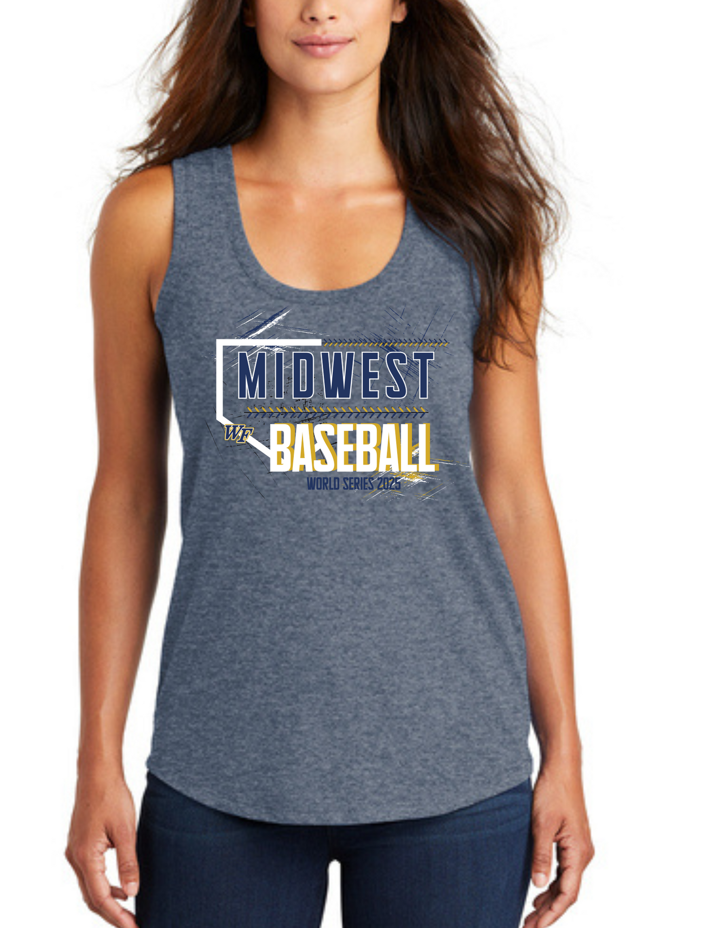 WF Baseball Midwest World Series Tank, Tee, Crew