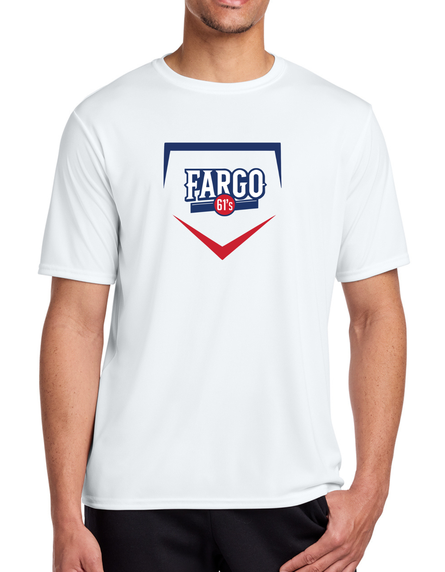 Fargo 61's Home Plate Dry Fit Tee or Long Sleeve