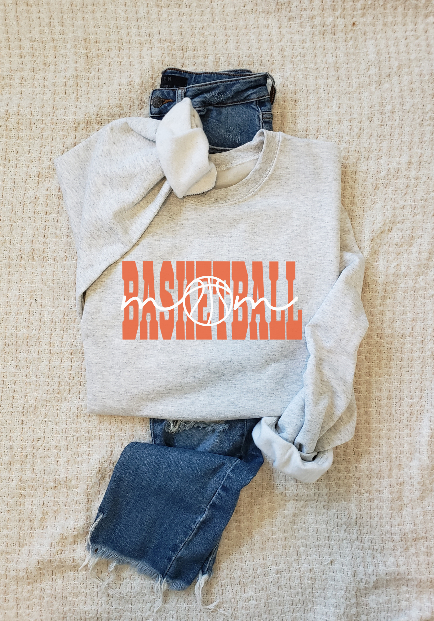 Basketball Mom Crew Sweatshirt