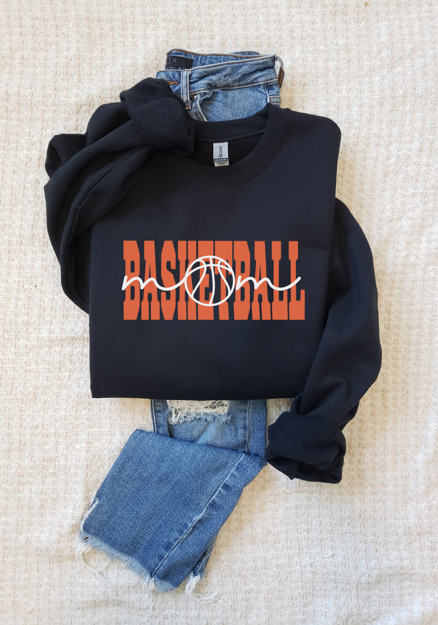 Basketball Mom Crew Sweatshirt