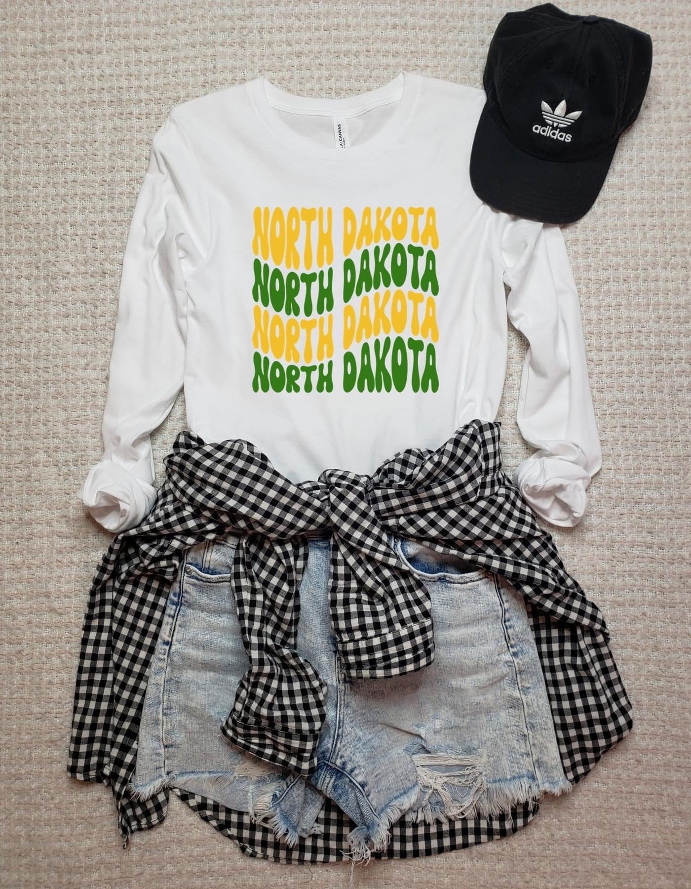 North Dakota Crew & Long Sleeve Tops