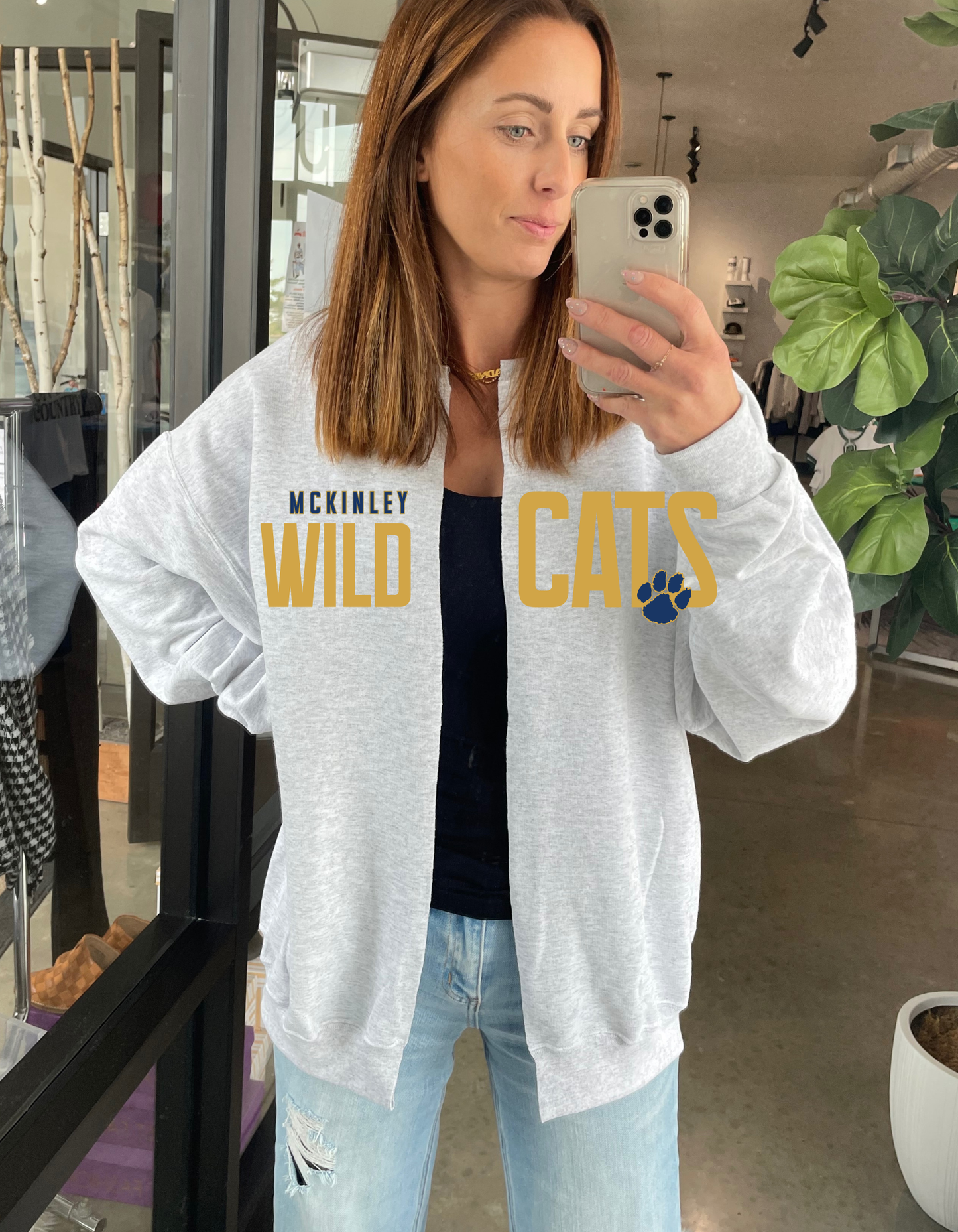 Mckinley Wildcats Sweatshirt Cardigan