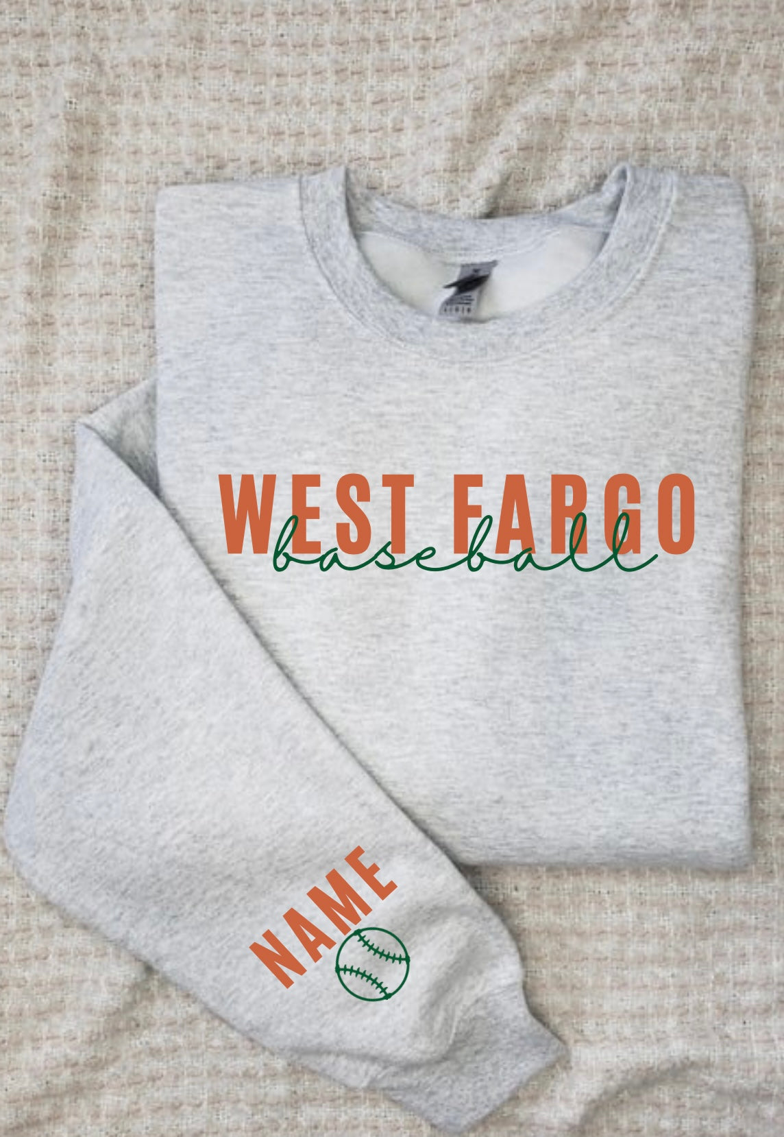 West Fargo Baseball Custom Sleeve WFB09