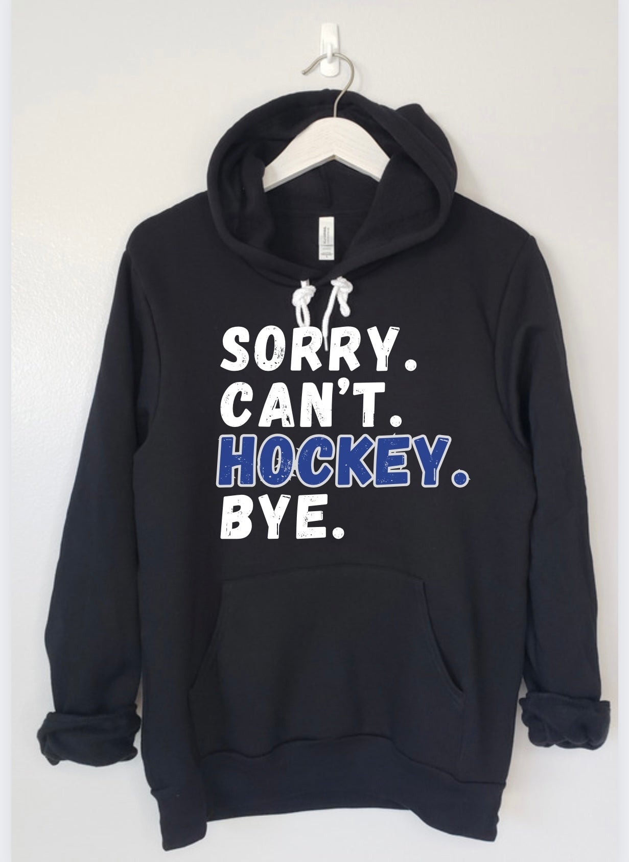 Sorry. Can’t. Hockey. Bye.