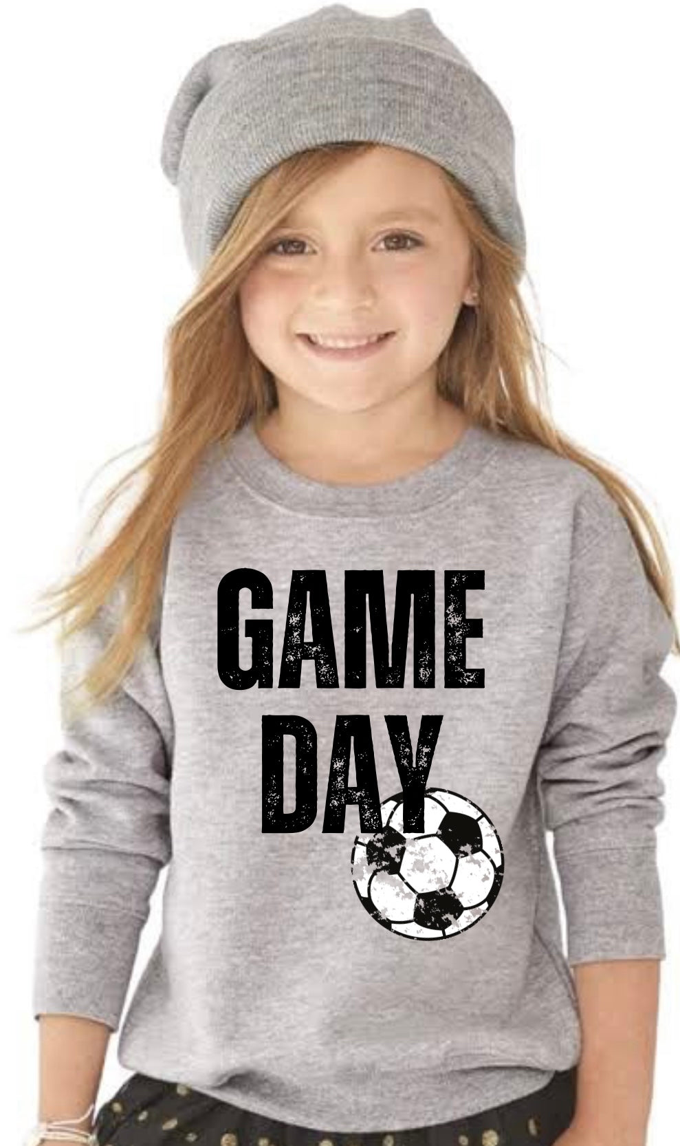 Youth Soccer Game Day Crew Sweatshirt