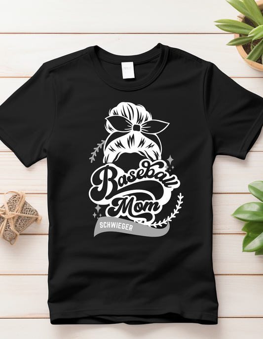 DGF15 Baseball Mom Bun Tank, Tee, Crew