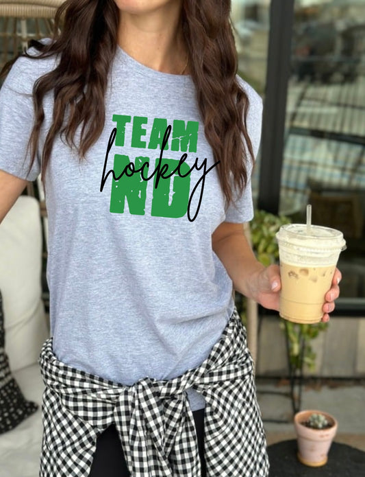 Team ND Hockey - Tee, Crew, Hoodie