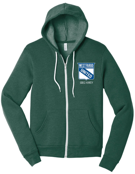 United Bella Canvas Zip Up
