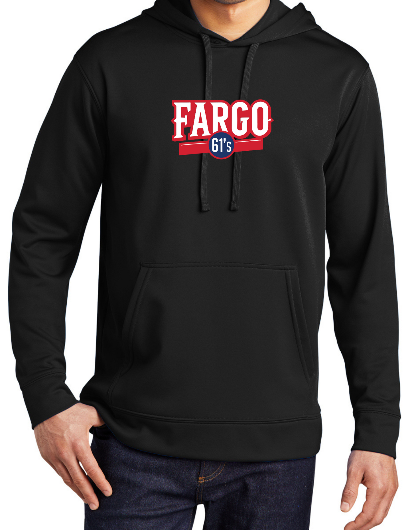 Fargo 61's Dry Fit Hoodie - youth and adult