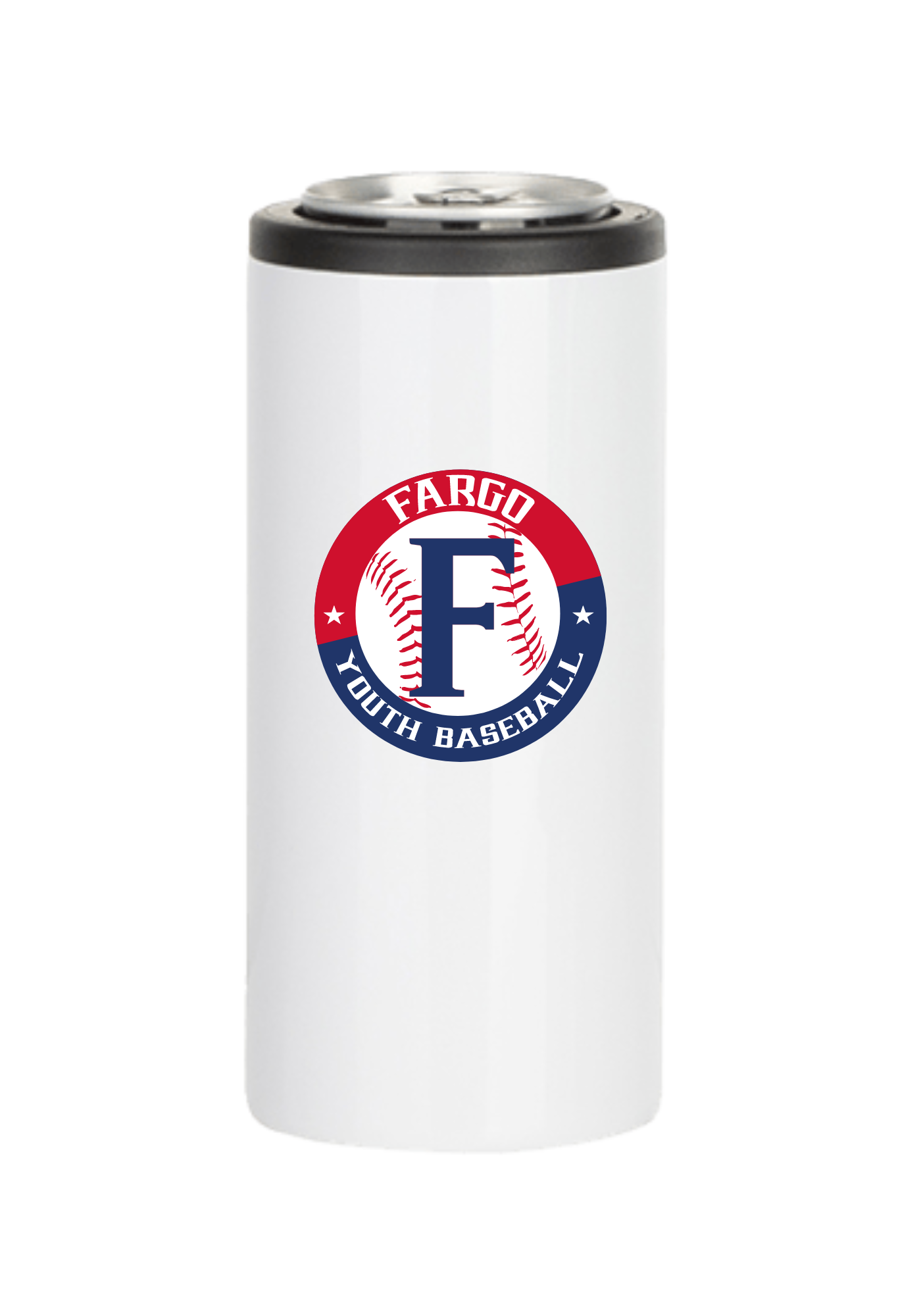 Fargo Youth Baseball Skinny Koozie