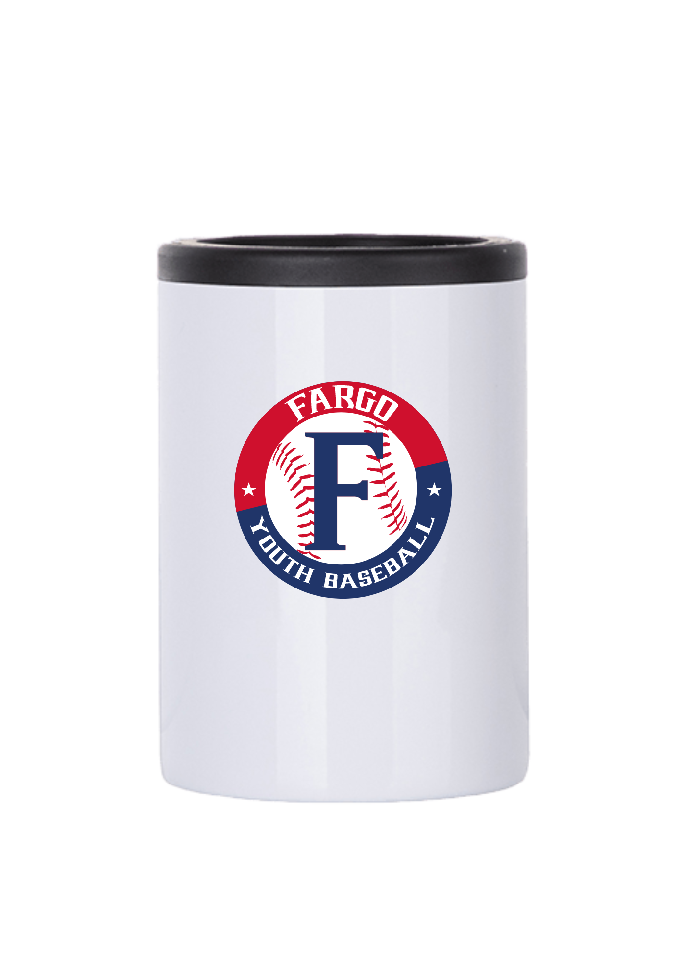 Fargo Youth Baseball 12oz Stainless Steel Koozie