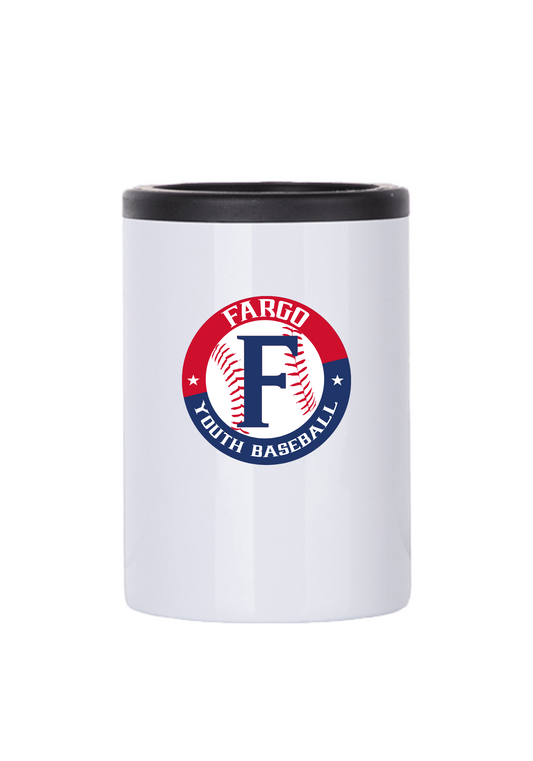 Fargo Youth Baseball 12oz Stainless Steel Koozie