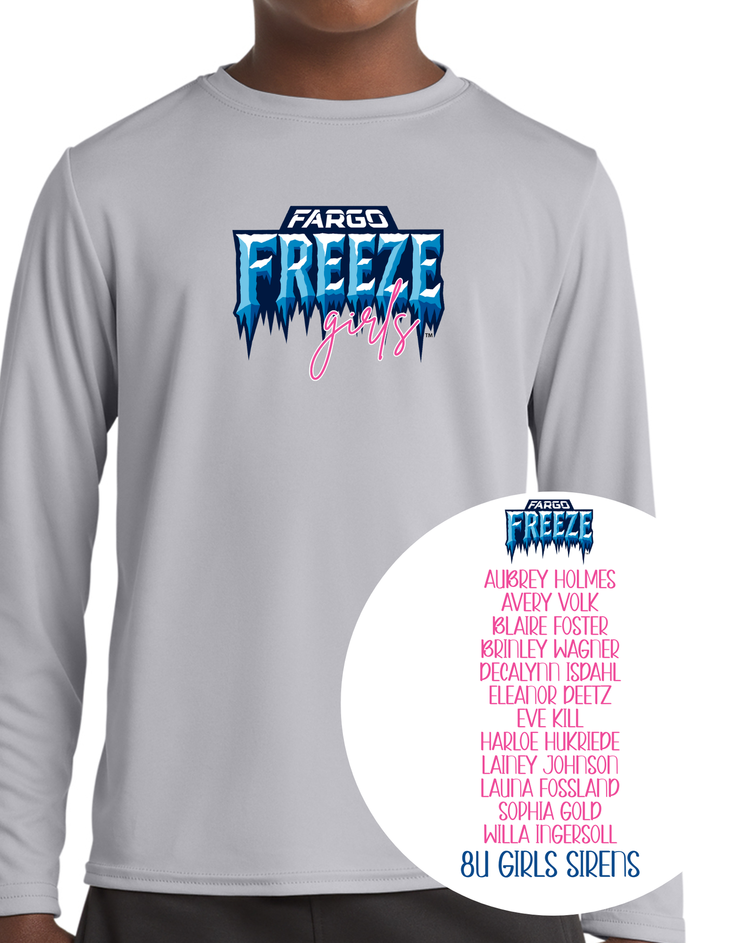 Freeze - Girls 8u Team Tee