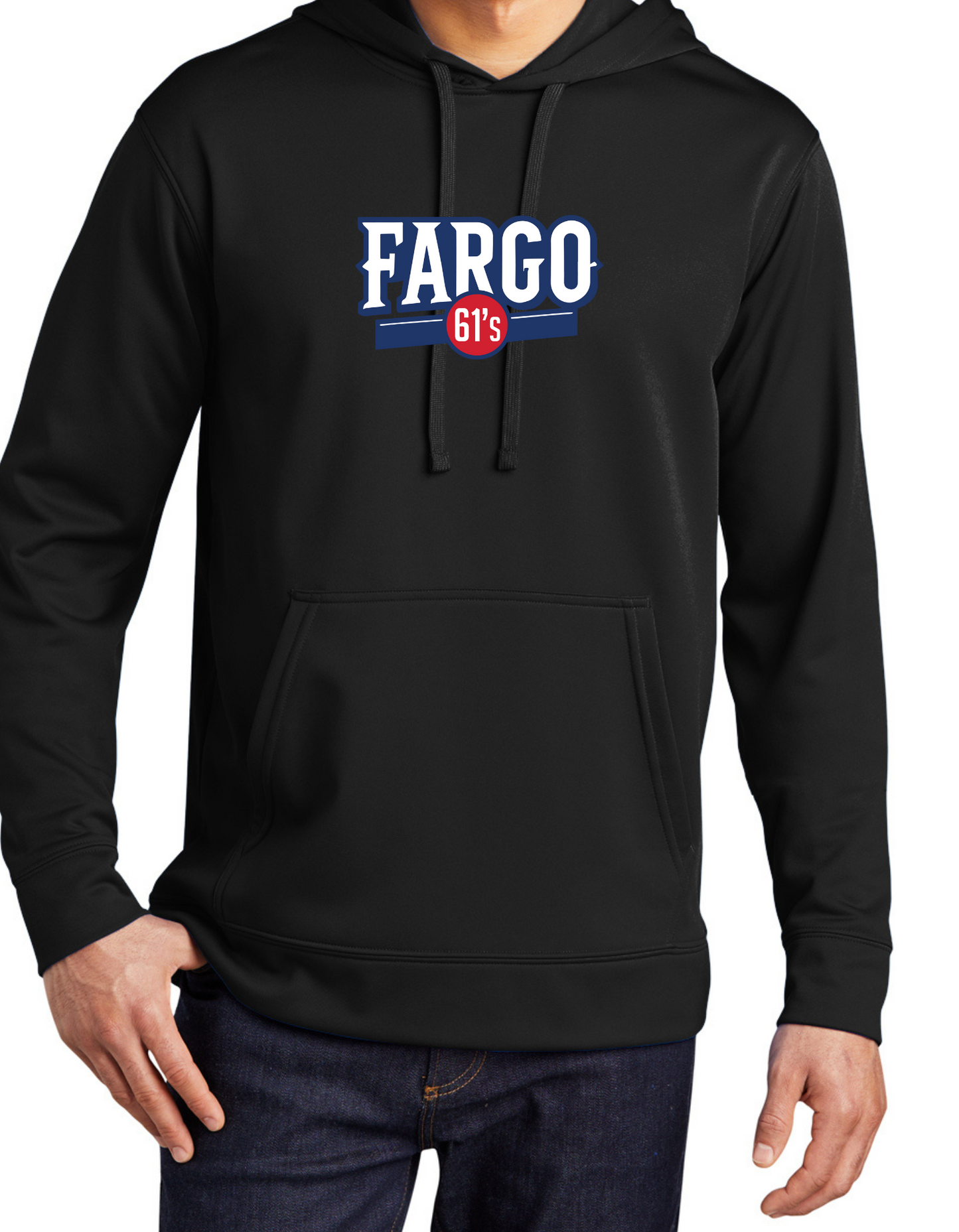 Fargo 61's Dry Fit Hoodie - youth and adult