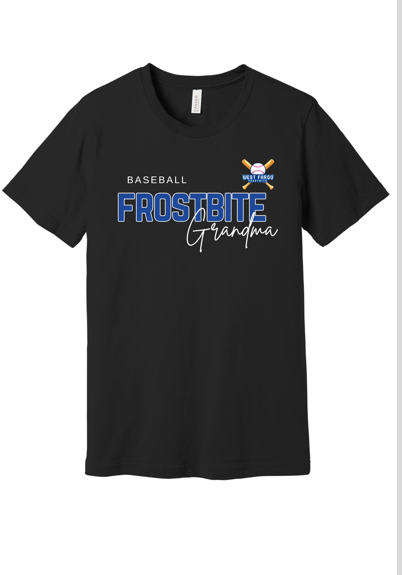 Frostbite Grandma Cotton Tee, Crew or Hoodie