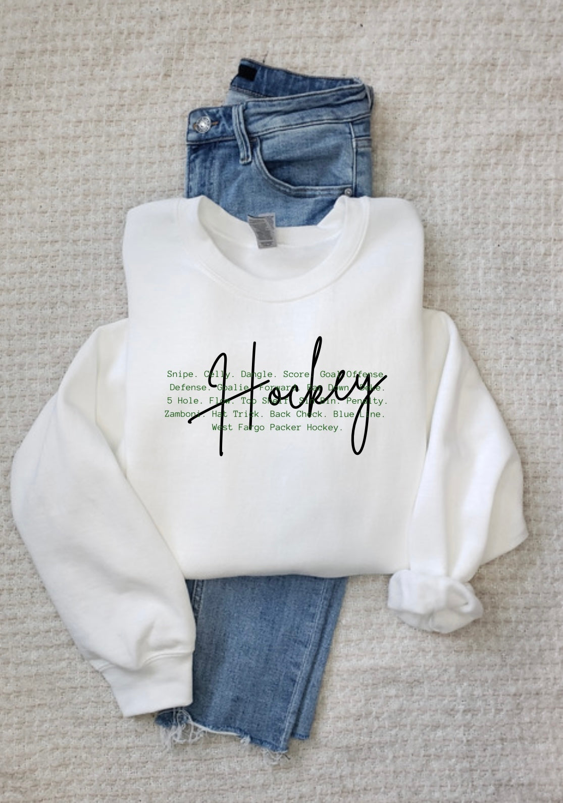 Packer Hockey Crew Sweatshirt