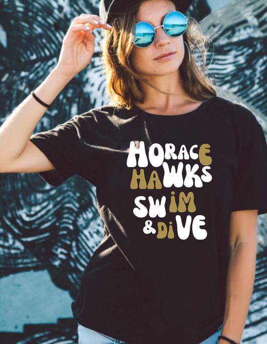 Hawks Swim & Dive Tee