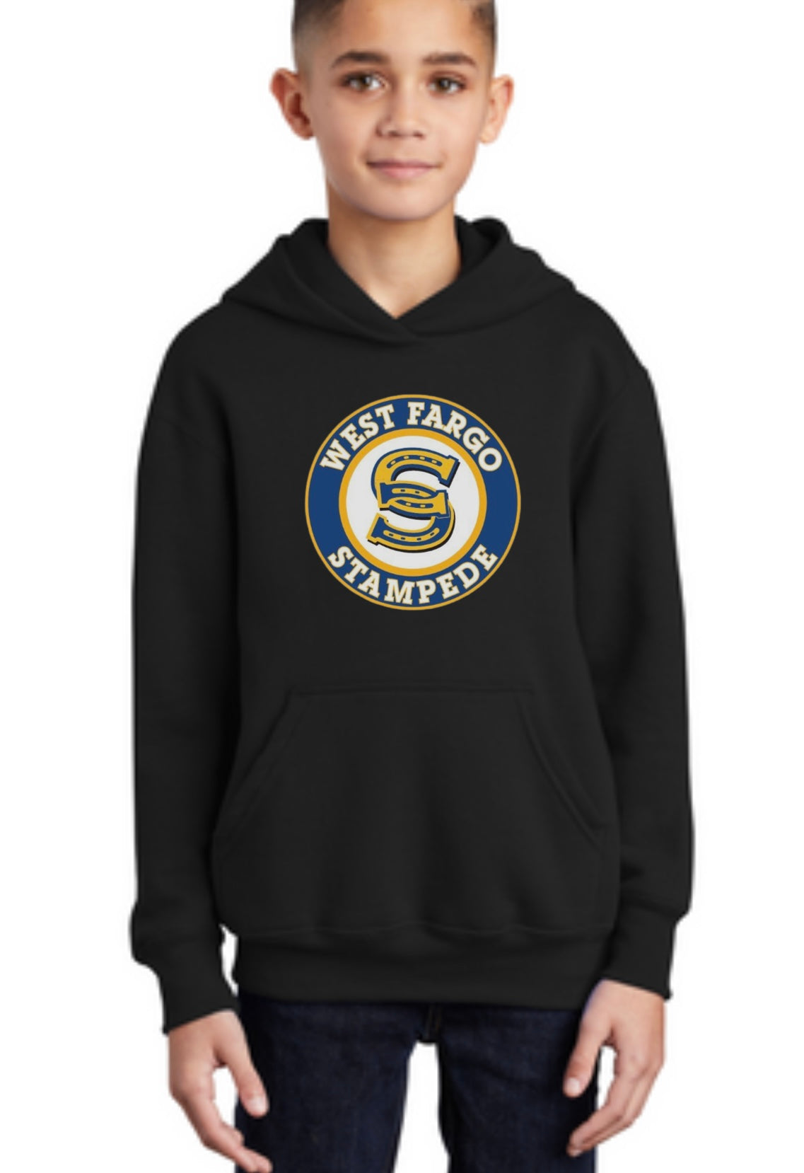 Stampede Circle Logo Fleece Hoodie ST011