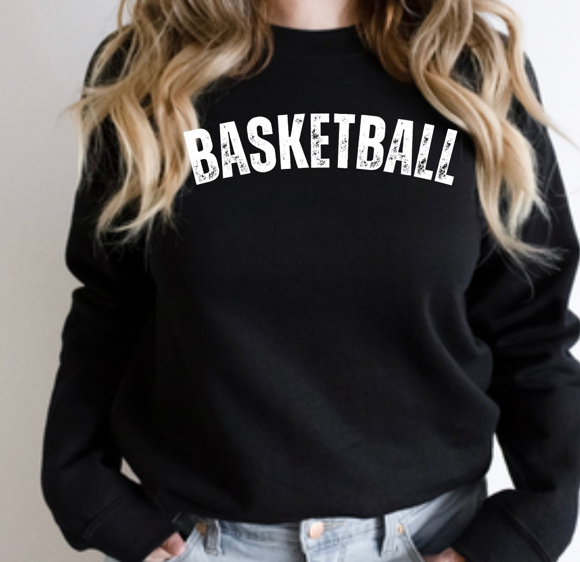 Basketball Graphic Crew Sweatshirt