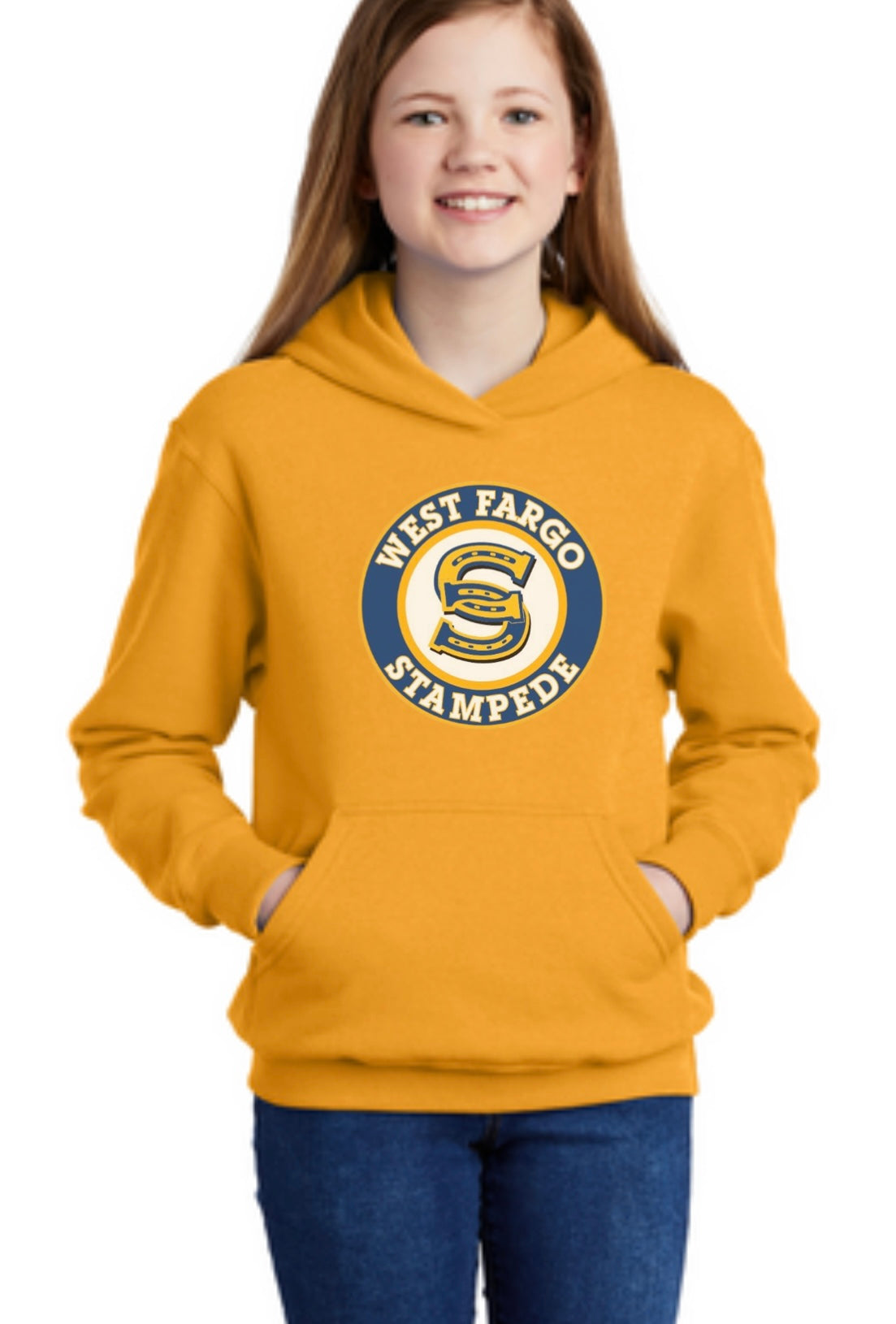 Stampede Circle Logo Fleece Hoodie ST011