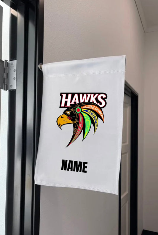 Hawks Hockey Hotel Flag