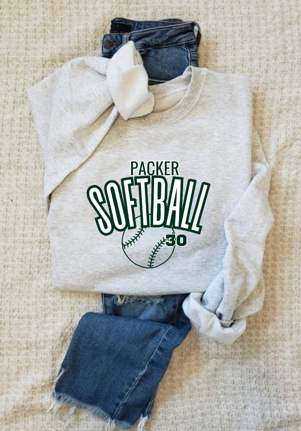 Softball Crew Sweatshirt