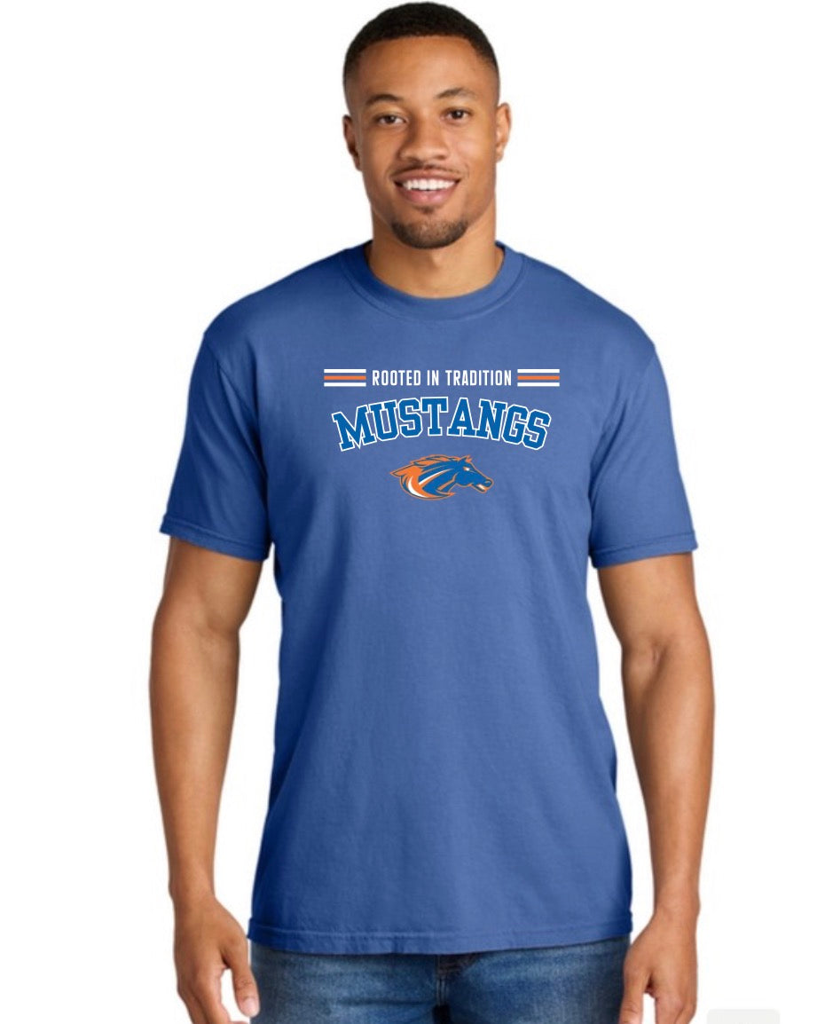 Rooted in Mustang Tradition Comfort Color Tee