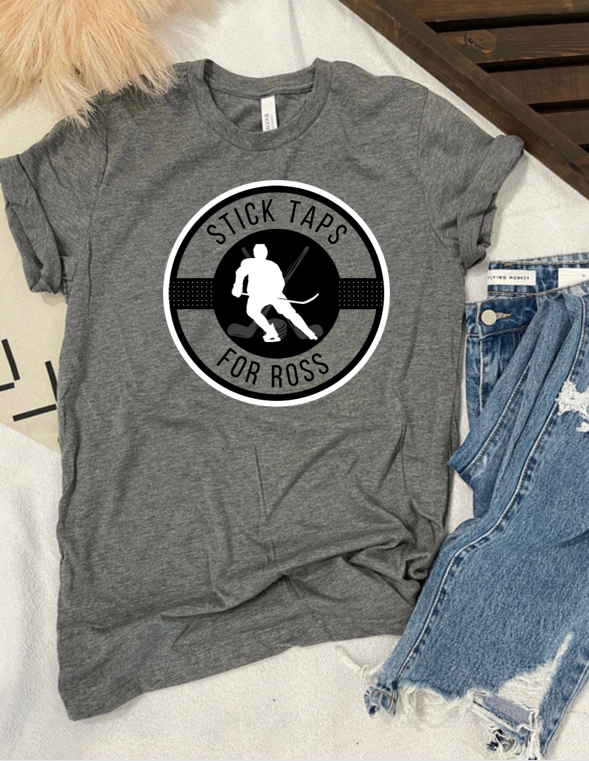 Youth Stick Taps for Ross Tee