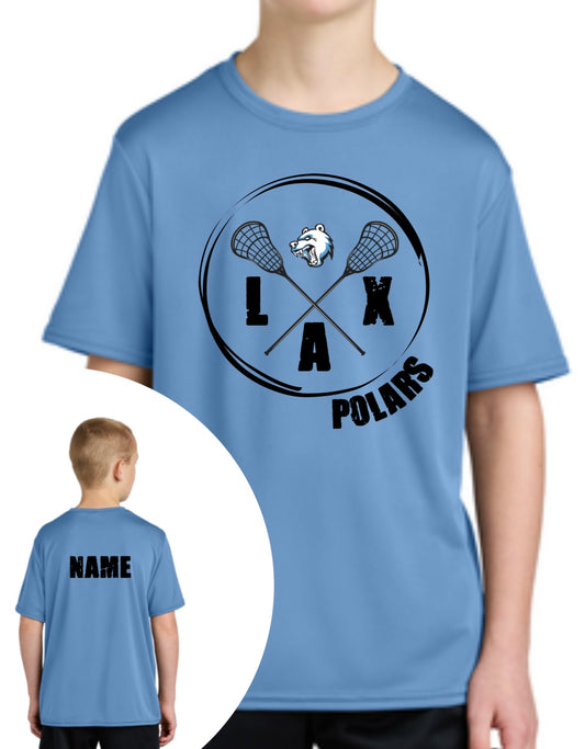 LAX Dry Fit Tee- Youth & Adult