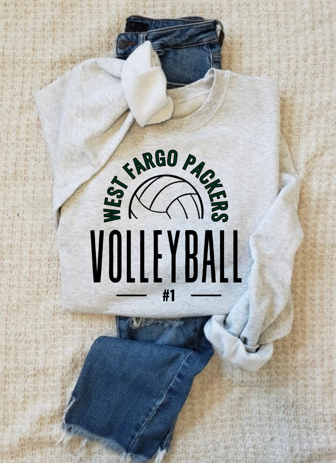 Volleyball Crew Arch Sweatshirt