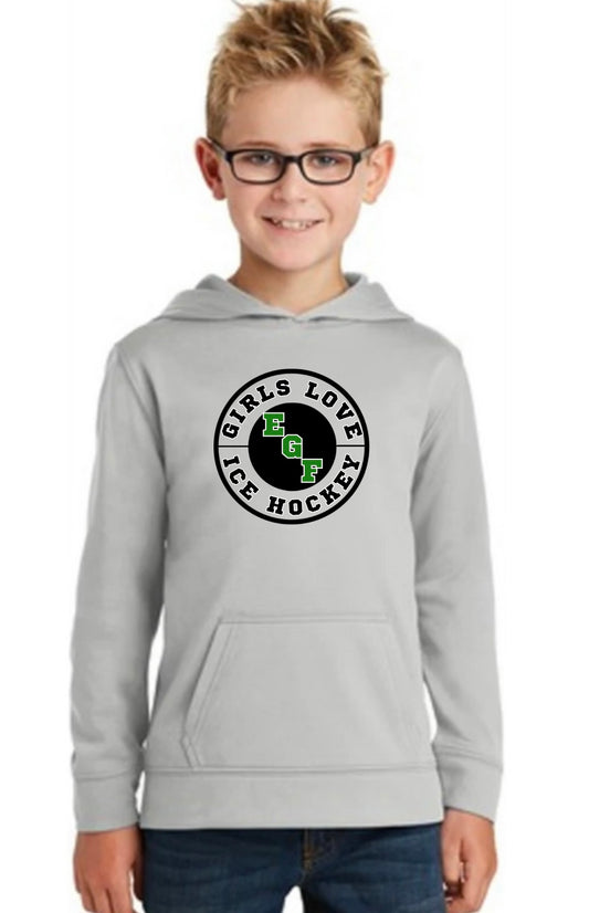 EGF Girls Hockey Youth Hoodie